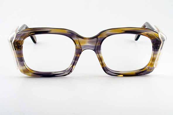 vintage eyewear : mens : Never worn 1970's/80's safety frame by VISIOGARD (GERMANY)