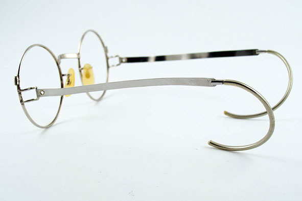 vintage eyewear : unisex : WWII gas mask spectacles marked TOC (ENGLAND)