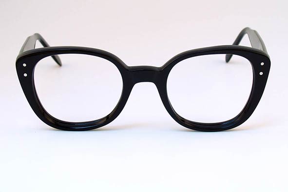 vintage eyewear : womens : 1940s hand-made women's frame, unmarked